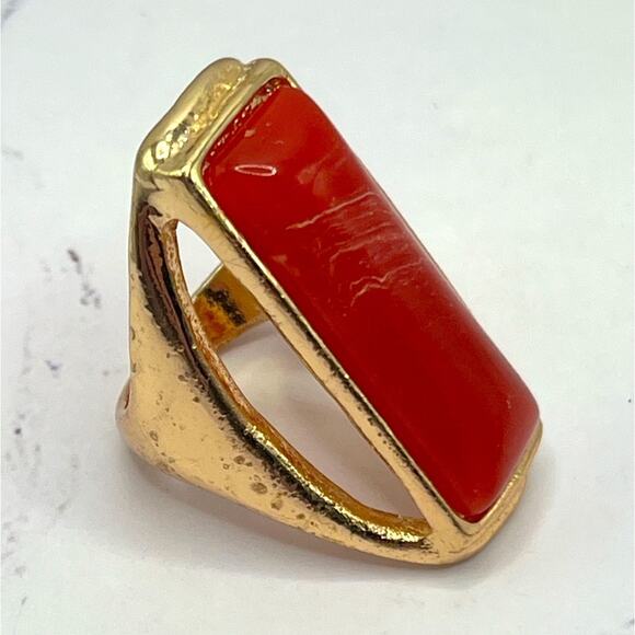 Fall/Autumn orange, brown, yellow ring lot of 10 - Picture 4 of 12